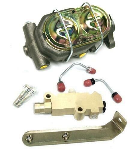 1964-72 GM A F X Body 11" Zinc Power Brake Booster Master Cylinder Disc Drum Kit