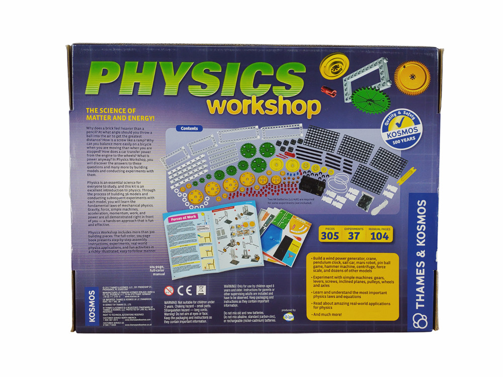 Thames & Kosmos Educational PHYSICS Workshop 8+ Experiment Science Kit Mechanics