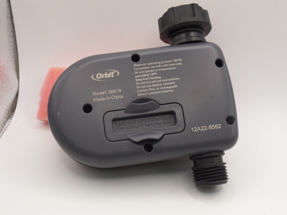 ORBIT 56619 ONE-OUTLET HOSE FAUCET ELECTRONIC PROGRAMMABLE TIMER NO BOX
