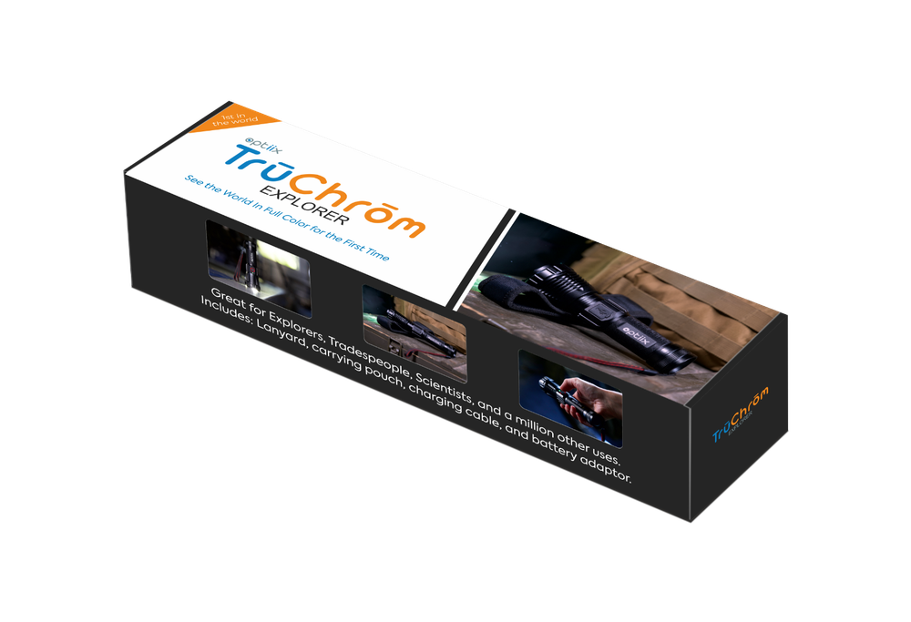 TruChrom Explorer - World's First Color Enhancing Flashlight! SEE VIDEO!
