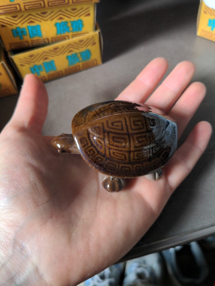 Ceramic Turtle Wiggling Head And Feet