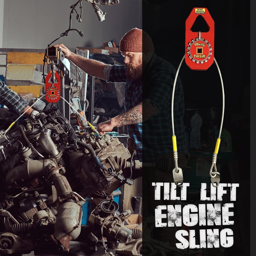 Engine Leveler | Original Chainless Hoist Sling for Engine & Transmission Swaps