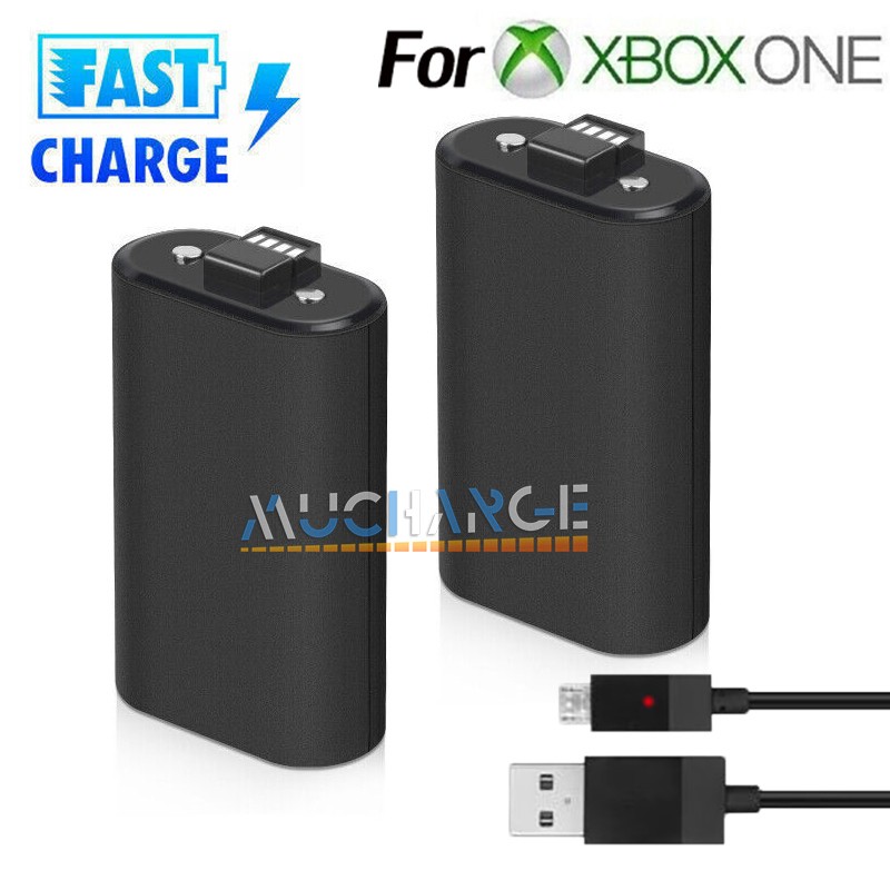 Microsoft Xbox Play 1400mAh Rechargeable Battery Controller Charge USB Cable