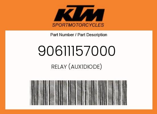 KTM Genuine Relay (Aux1Diode) - 90611157000