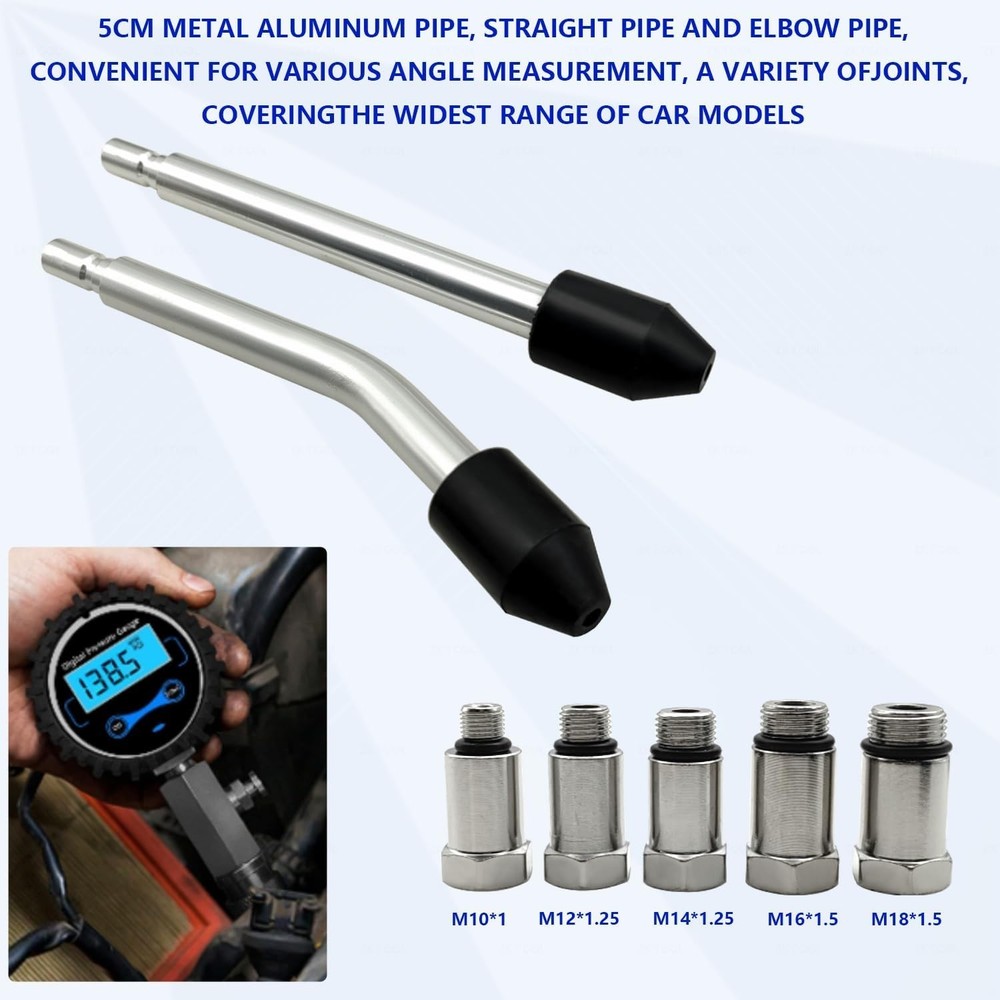 Digital Compression Tester 250 PSI - Precise Gauge for Gasoline Engines