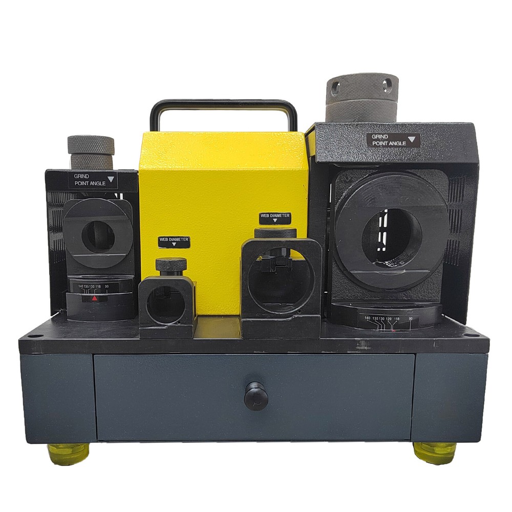 Multi-Functional Drill Bit Sharpener Drill Grinder Drill Bit 24 Collets 3-26mm