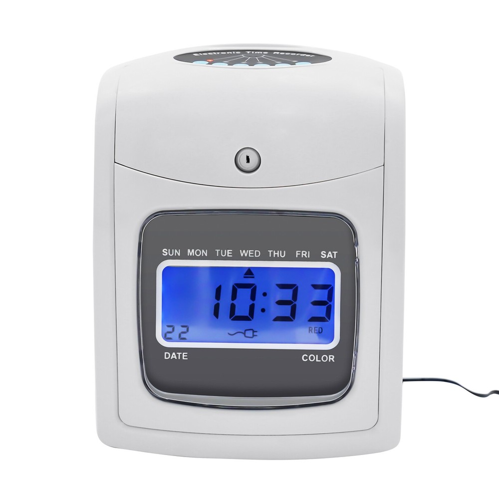 Pyramid Time System Model With 50 Cards Starter Time Clock Bundle 13V 1000MA