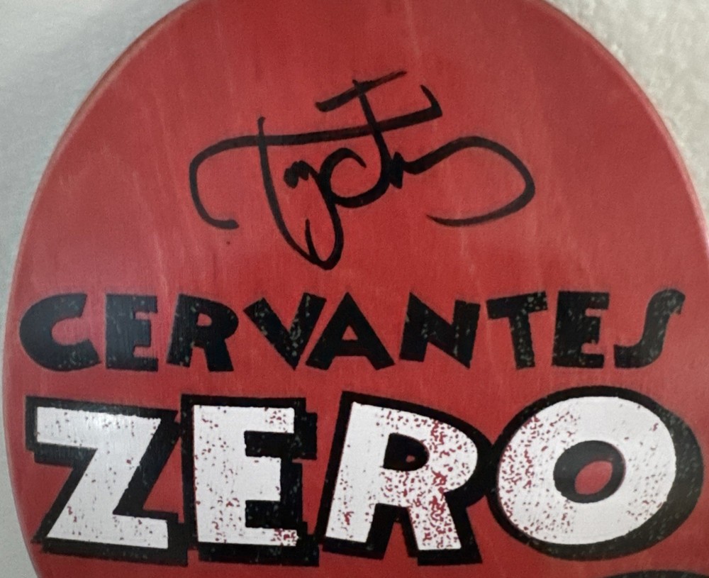 Zero Tony Cervantes Mickey Mouse AUTOGRAPHED Skateboard Deck NEW