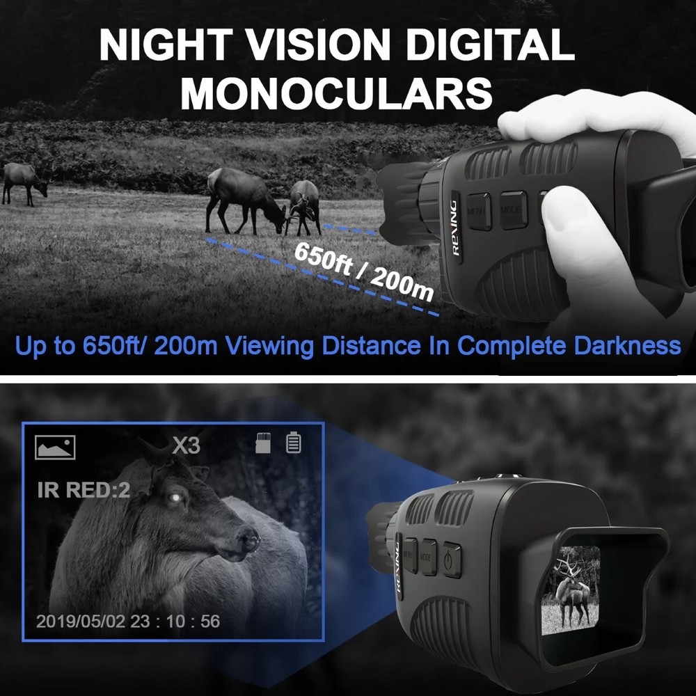 Rexing - B1 Basic Digital Night Vision Monoculars Infrared Digital C (FVS006098)