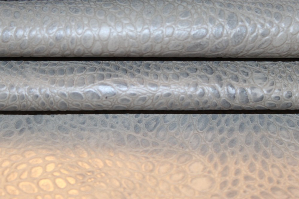 Soft Blue Croc (Various Sizes) Thin but slightly stiff ZE 3