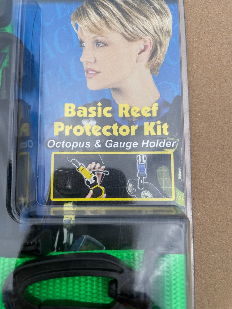 cetacea basic reef protector kit octo n gauge holder scuba spg