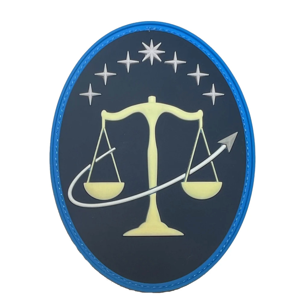 GENUINE U.S. SPACE FORCE PVC PATCH 17TH TEST AND EVALUATION SQUADRON WITH HOOK