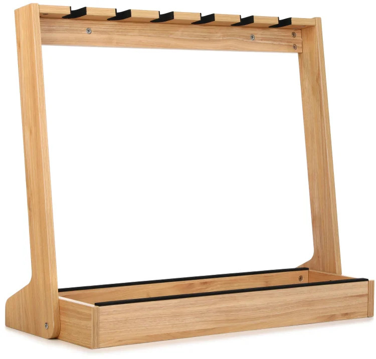 Gator Wooden Electric/Acoustic Guitar Rack for 6 Guitars - Maple