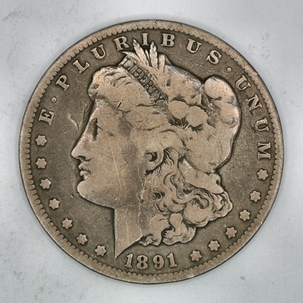 1891-CC Morgan Silver Dollar