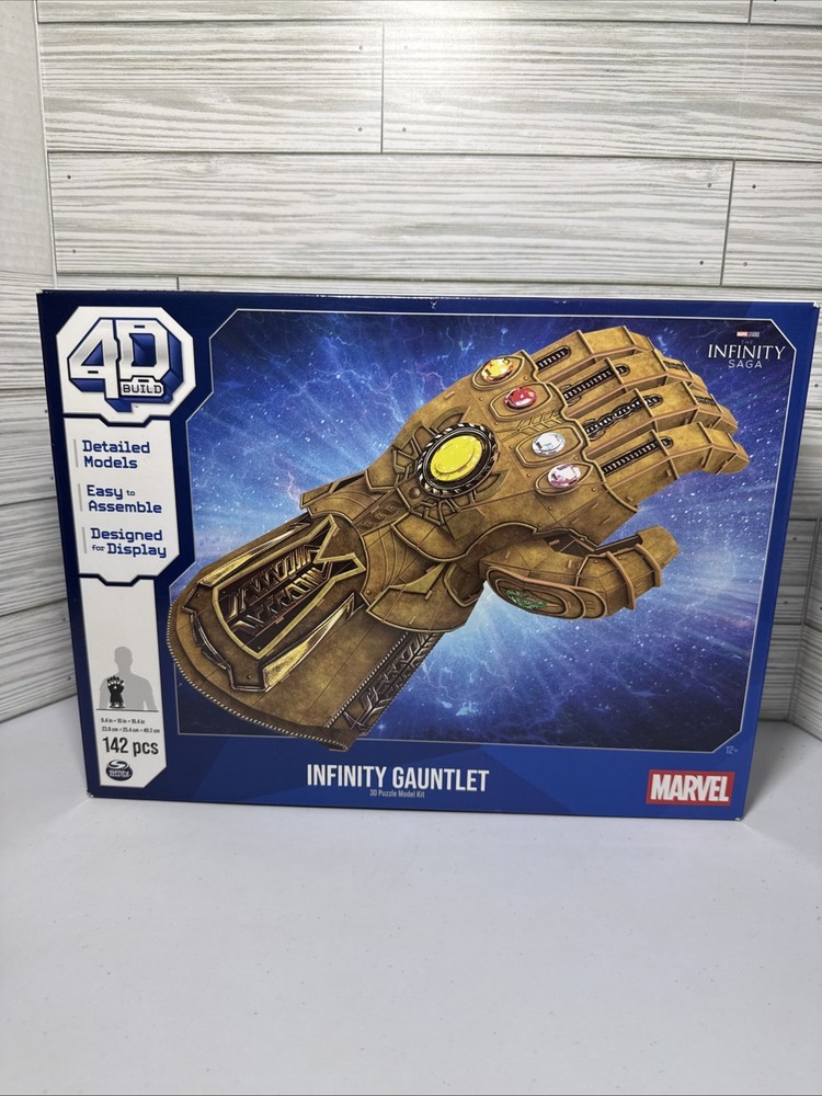 4D Build: Marvel Studios “Infinity Gauntlet” Spin Master Puzzle Model Kit, NEW!