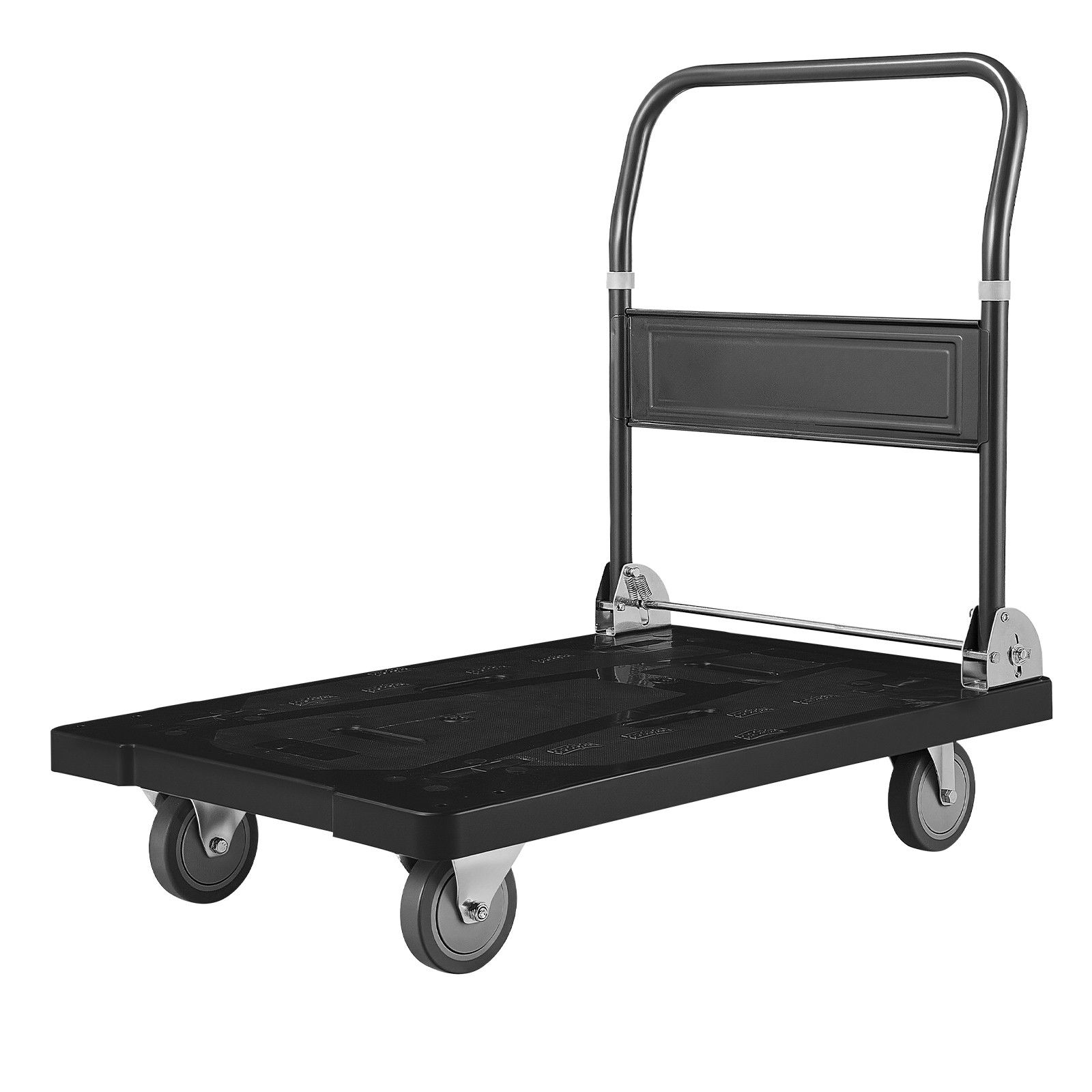 Uimoso Foldable Push Cart Dolly 1000 lbs Capacity with Wheels Folding Platform