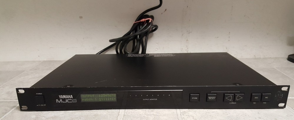 Yamaha MJC8 8x8 MIDI Junction Controller WORKS