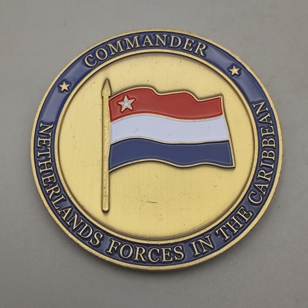 Commander Netherlands Forces in the Caribbean Challenge Coin