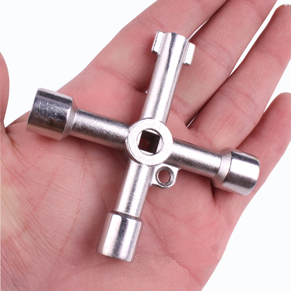 Multi-purpose Alloy Key to Elevator Lift Train Electrical Boxes Triangle Square