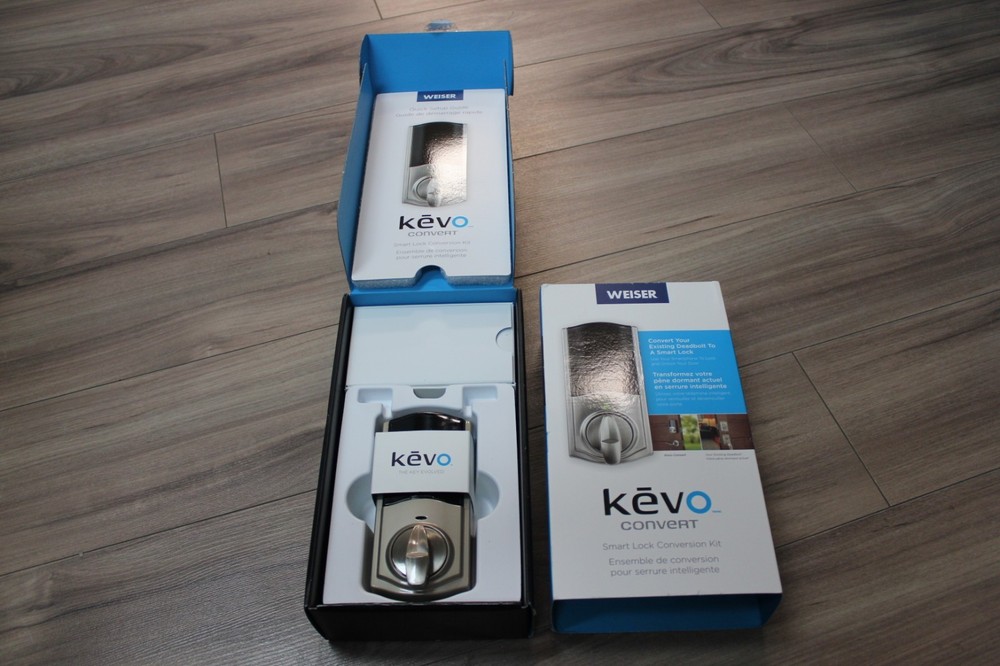 Weiser Kevo Convert Smart Lock Conversion Kit - Satin Nickel