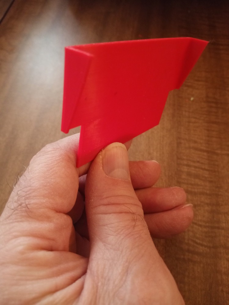 Reloading Bin Front Extender for Reloading Press, 3D Printed (RED)