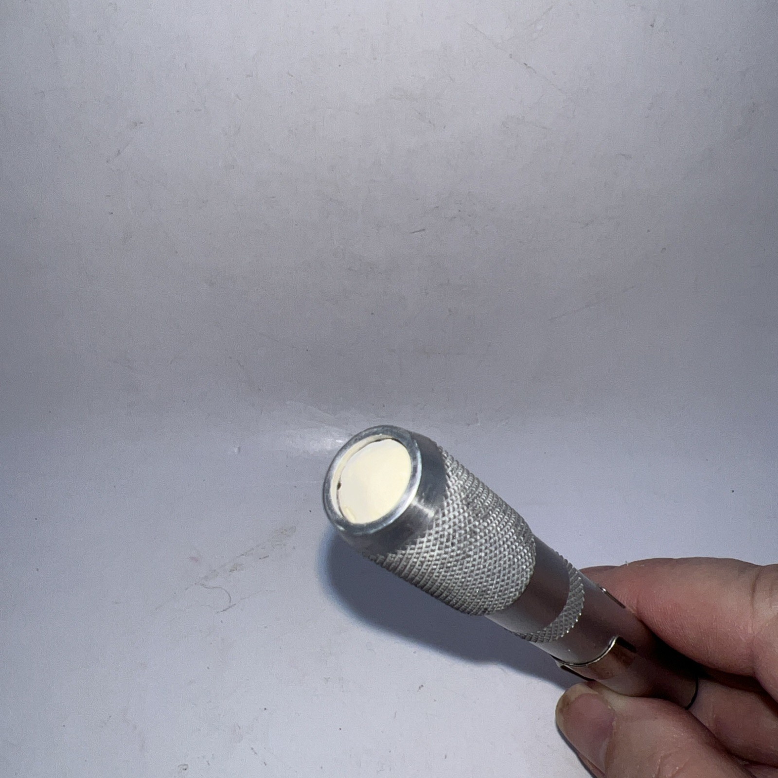 Vintage Aluminum Chalk Chuck Holder School Teacher Writing Tool