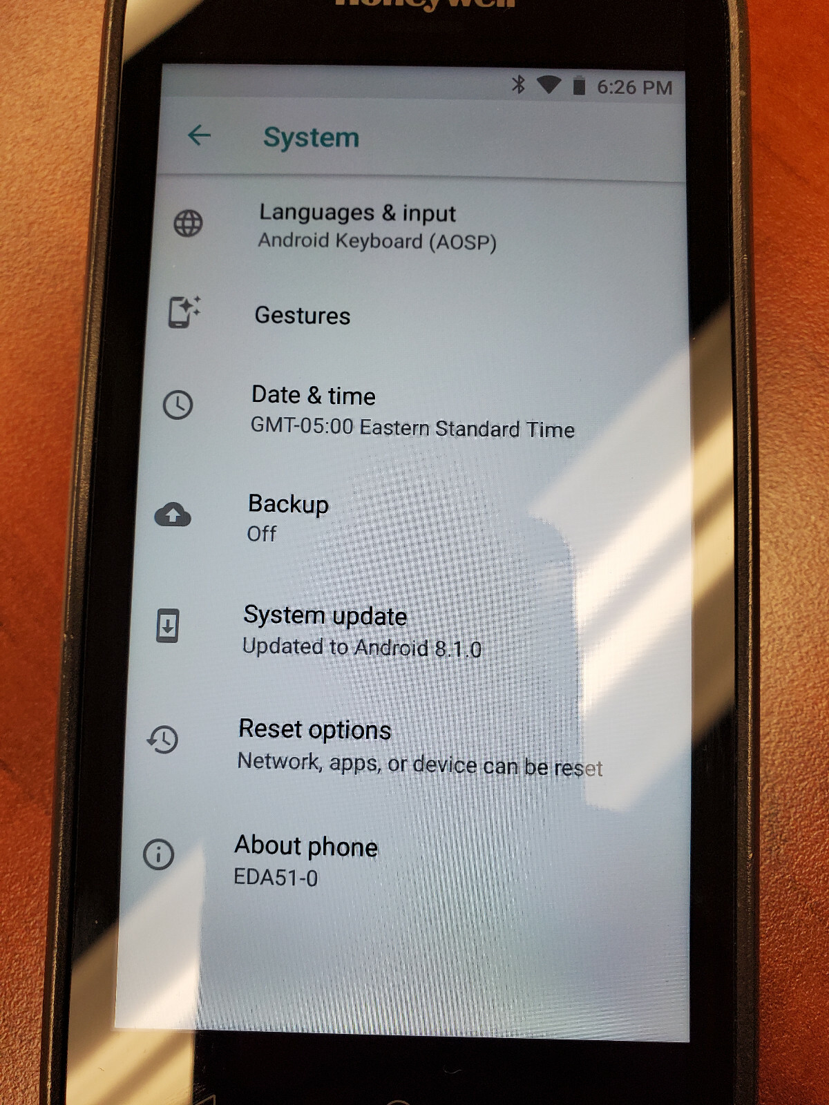 Honeywell EDA51 Android 8.1 2D Scanner Wifi Mobile Computer with battery