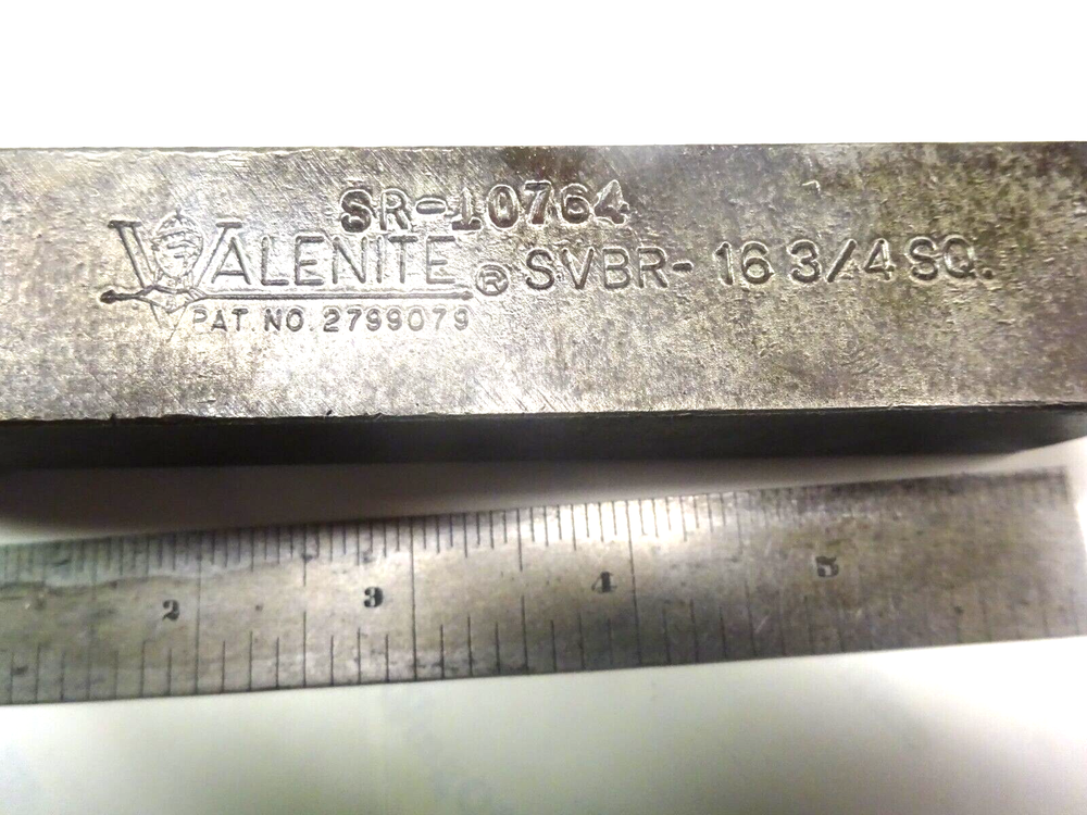USA MADE VALENITE SVBR -16 3/4 SQUARE INDEXABLE INSERT LATHE TOOL HOLDER