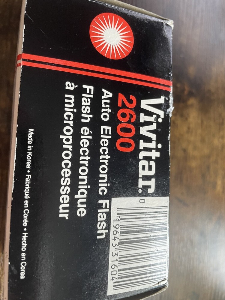 Vivitar 2600 Auto Electronic Flash For Camera Computer Blitz Guide#DIN 21/m:18”