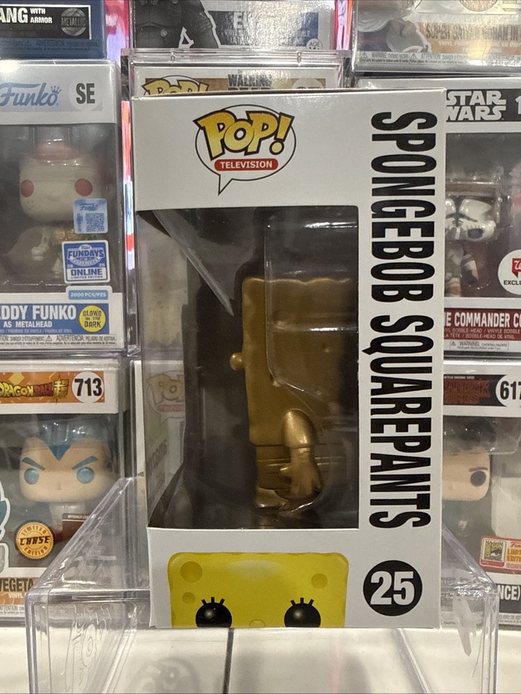 Funko Pop! Nickelodeon - Spongebob Squarepants #25 Amazon Gold