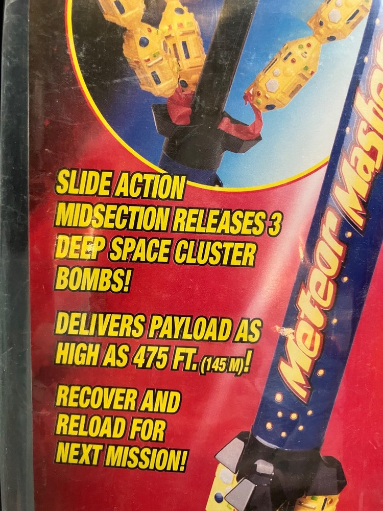 Vintage OOP Estes METEOR MASHER Flying Model Rocket Kit - Open - Complete