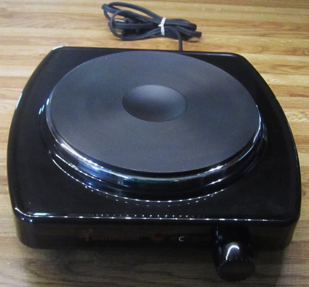 Toastmaster Eclipse 6431 Extra Burner Buffet Range/Hot Plate/1200 Watts/EXC