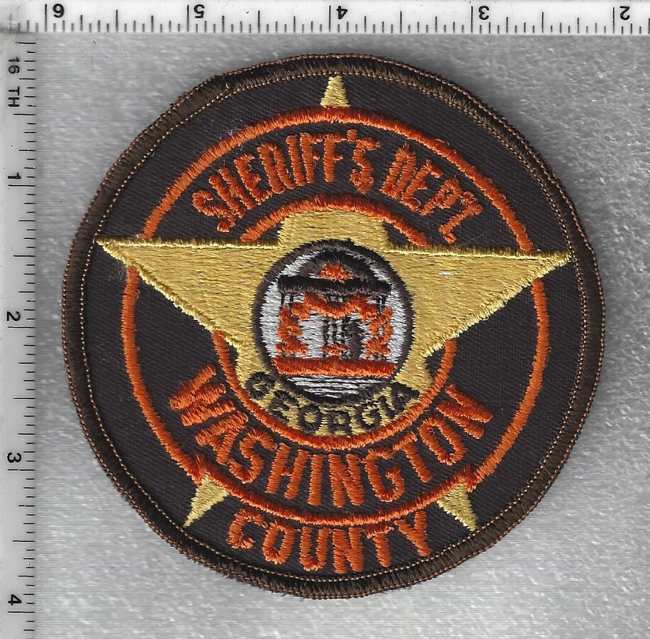 Washington County Sheriff  (Georgia)  Brown Shoulder Patch