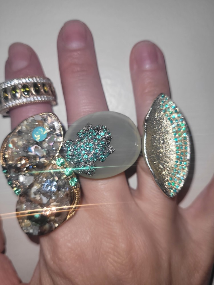 Custom Made Sterling Silver Statement Ring