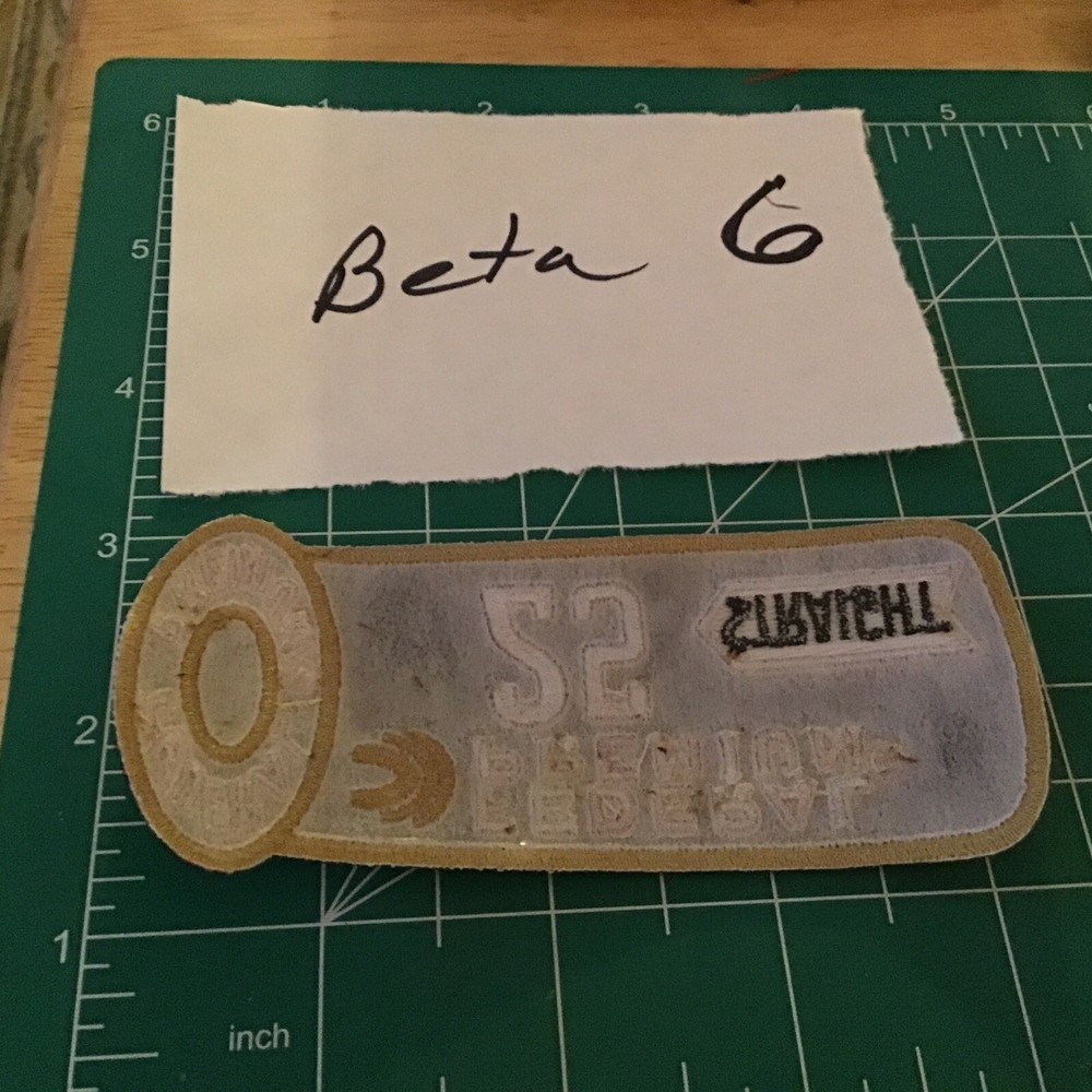 Federal Premium 25 Straight Cloth Patch