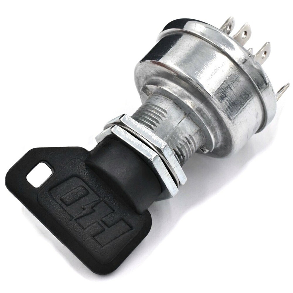 Ignition Key Switch For John Deere TCA22740 - TCA15075 w/ DUST SHIELD KEY