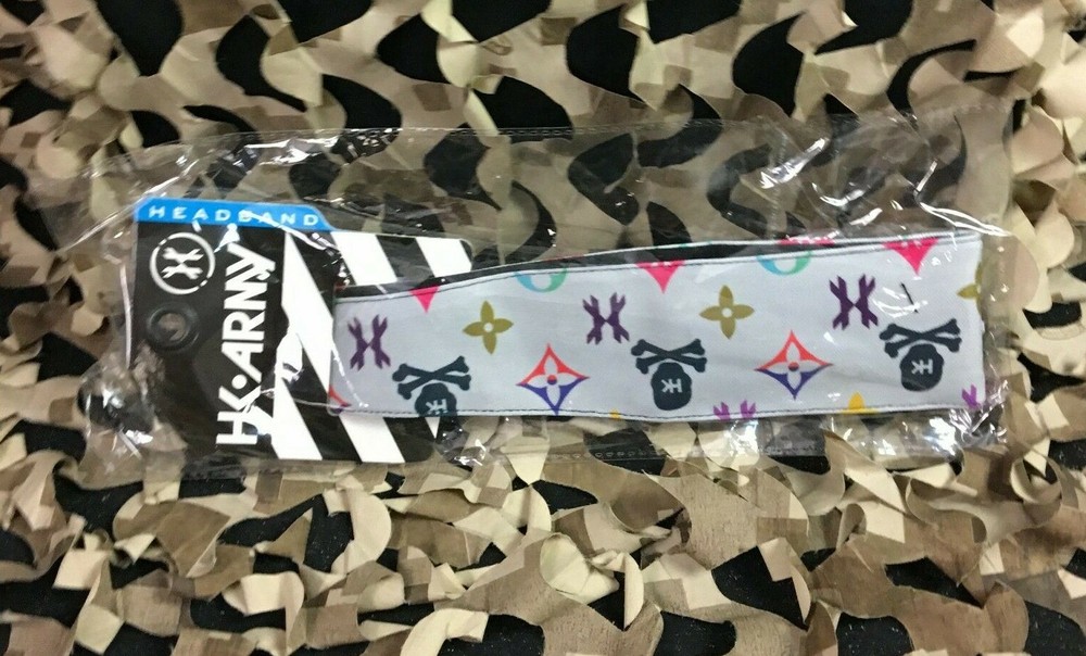 NEW HK Army Headband - Monogram Bones/Multi