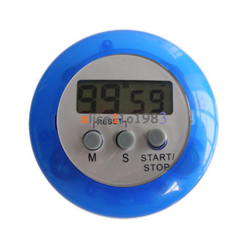 LCD Digital Kitchen Cooking Timer Count Down Up Alarm Clock Loud Magnetic