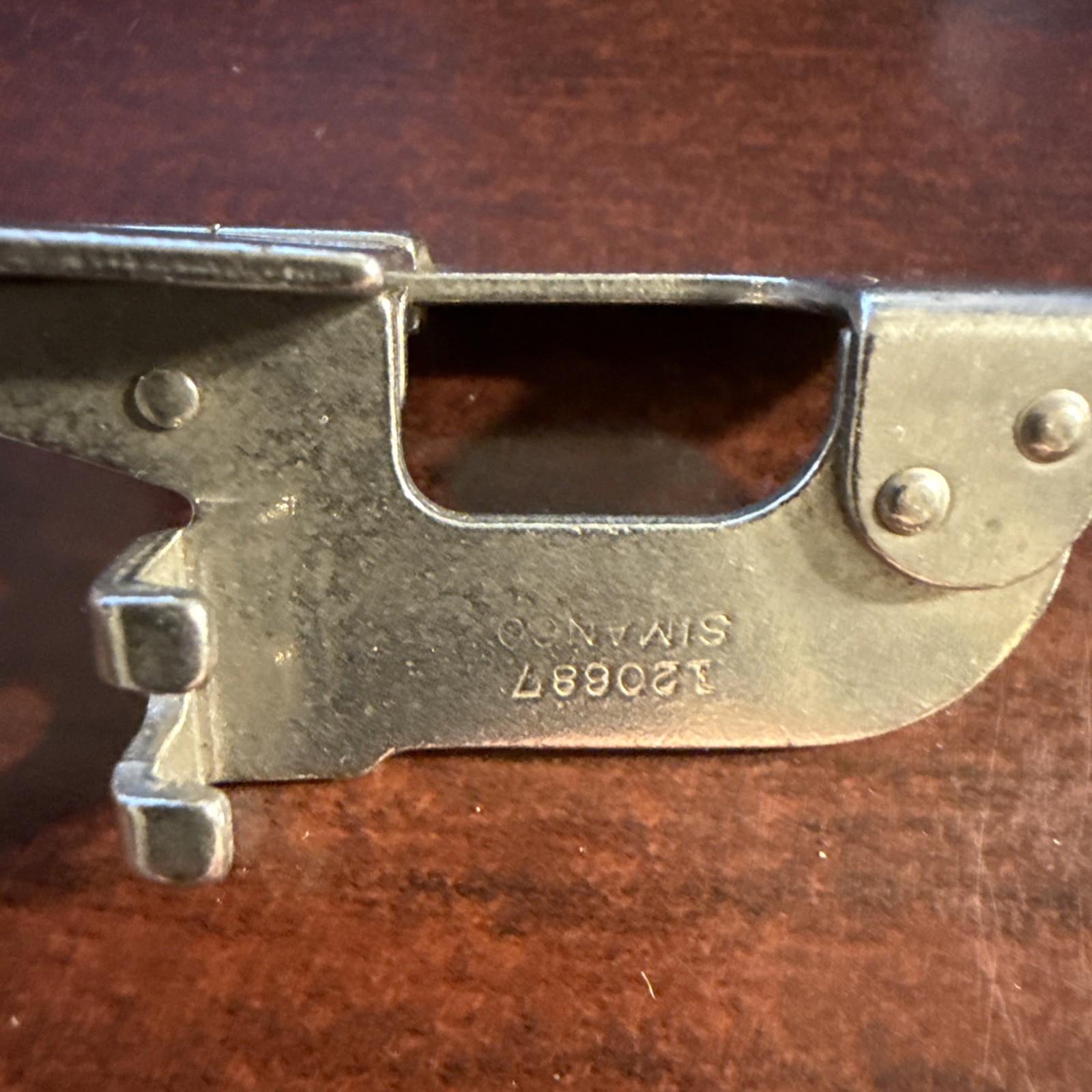 Vintage SINGER SIMANCO 120687 Imitation Hem Stitcher Veining Attachment