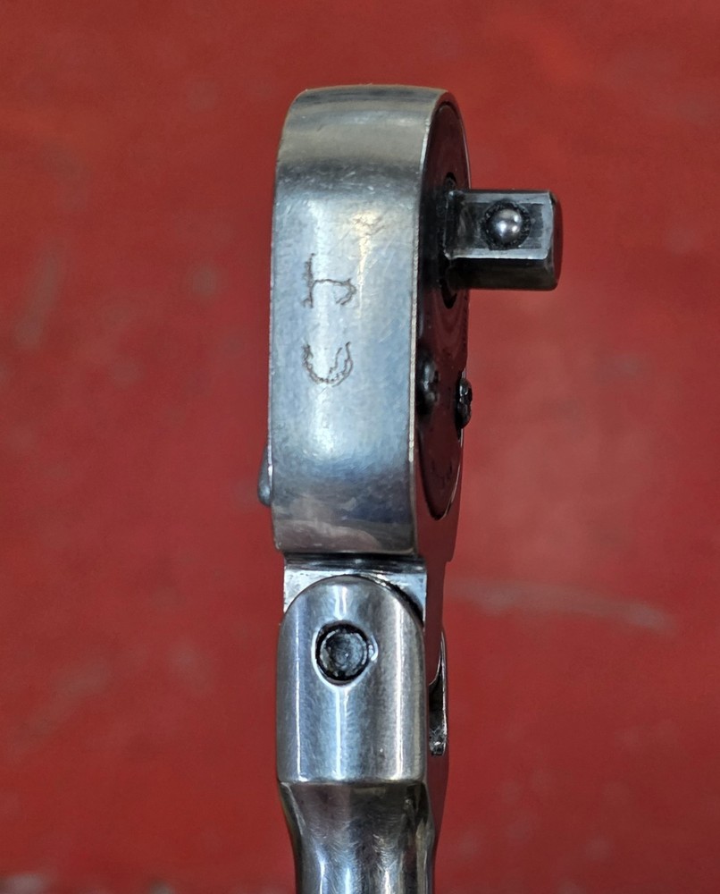 Snap-on 1/4" Dr Flex Head Red Soft Handle Ratchet THLF72