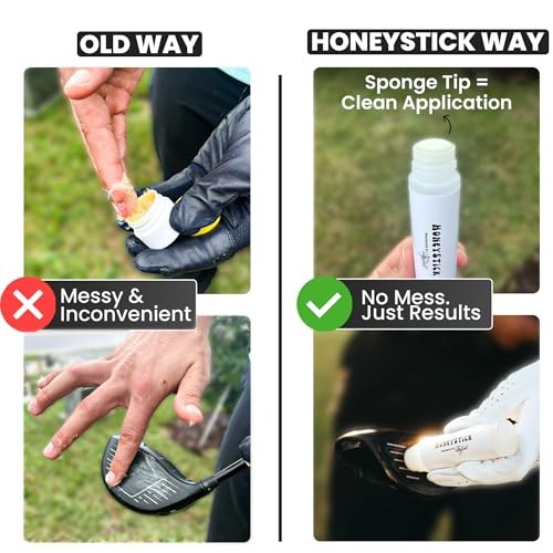 HoneyStick Anti Slice Gel for Golf Clubs - Anti-Hook Spin Reducer for Driver, 1