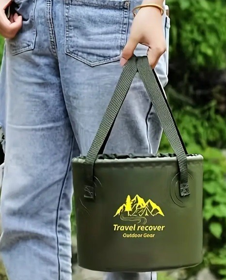 Camping Bucket Foldable 5 Liter Water Bucket Light and Portable