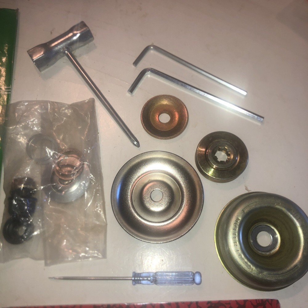 Solid Steel Weed Trimmer Adapter Kit With multiple Hardware Options & Blades C4