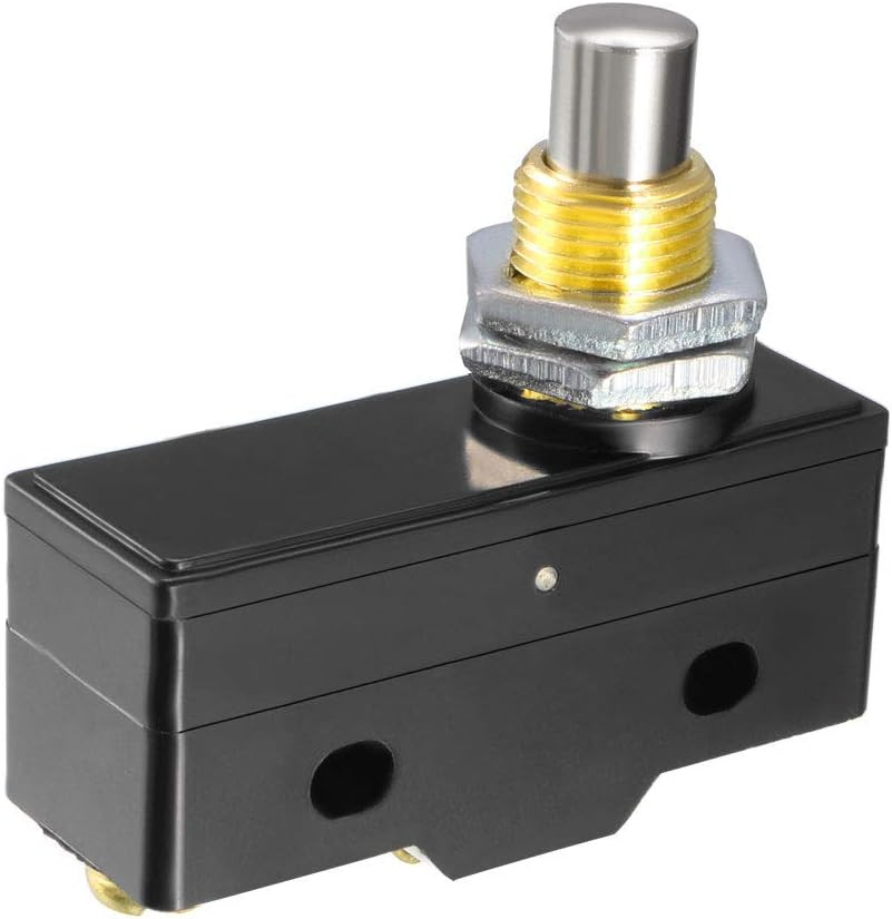 2PCS Z-15GQ-B 1NO + 1NC Panel Mount Snap Button Type Micro Limit Switch, Screw T