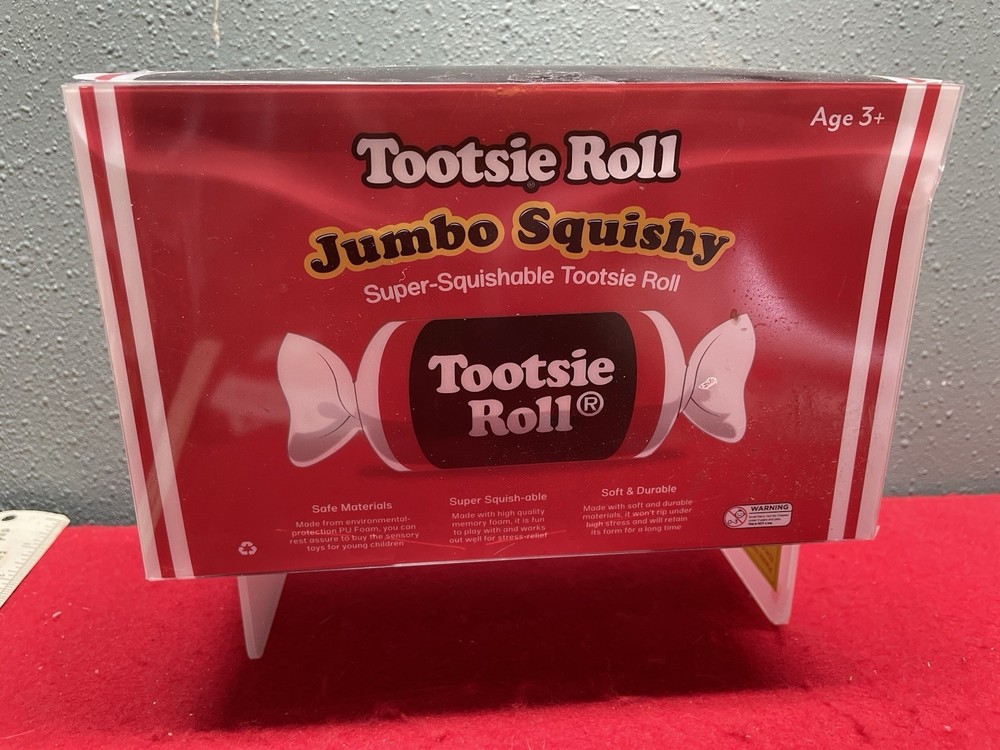Jumbo Tootsie Roll Squishy.