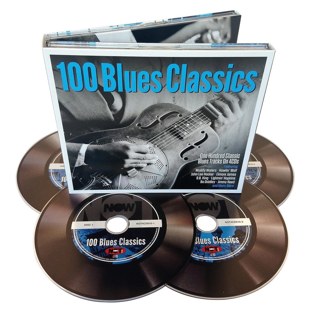 Various Artists – 100 Blues Classics 4 CD Box Set - NEW