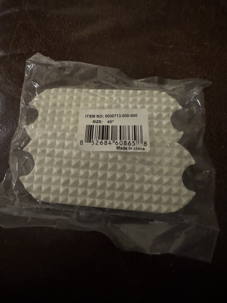 FILLIS Stirrup Irons Replacement Pads - 4” White