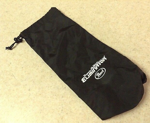 Pearl Eliminator Black Drawstring Bag with White Logo - Never Used