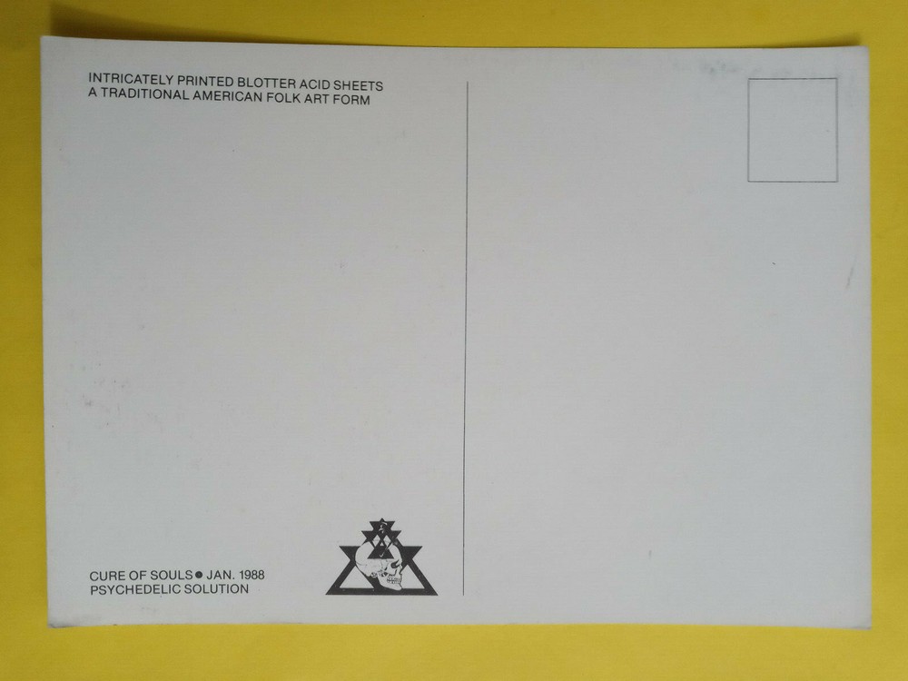 PSYchedeLic SoLution Cure of SouLS 1988 NeW York PoStcard