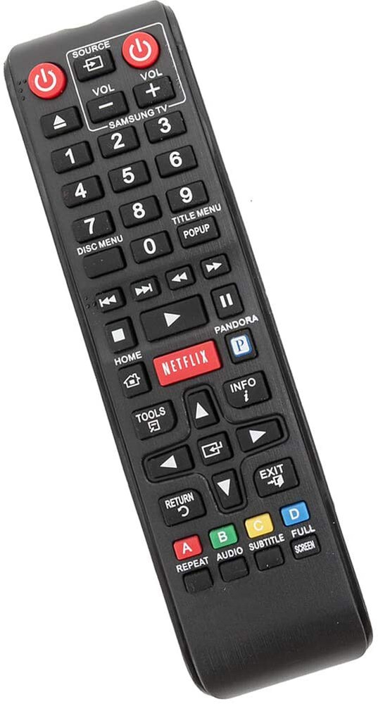2 Pack Remote for Samsung Blu-Ray DVD Player BD-E5700 BD-E5900 AK59-00166A